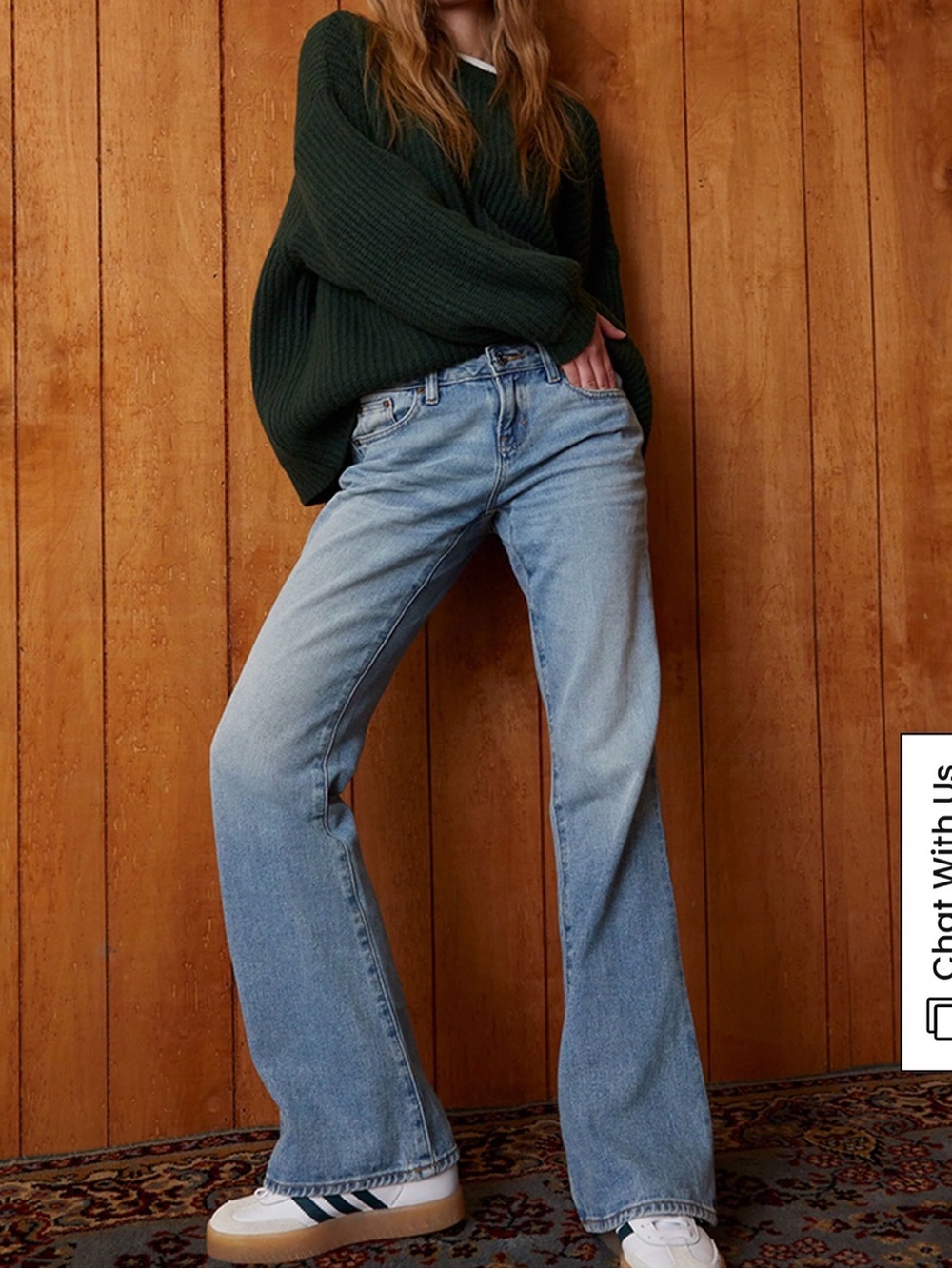 Pacific Sunwear Light Wash Wide Leg Jeans